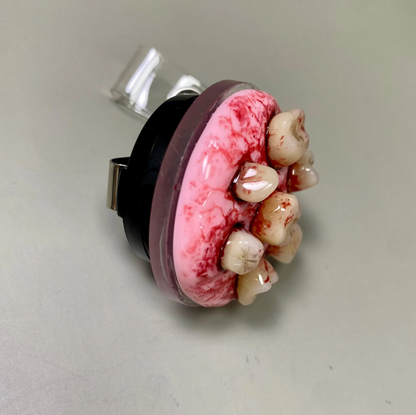 Funny Dentist Teeth Badge Reel, Handmade Resin Tooth ID Holder, Dental Assistant Badge Reel, Dentist Gift, Dental Hygienist Gift