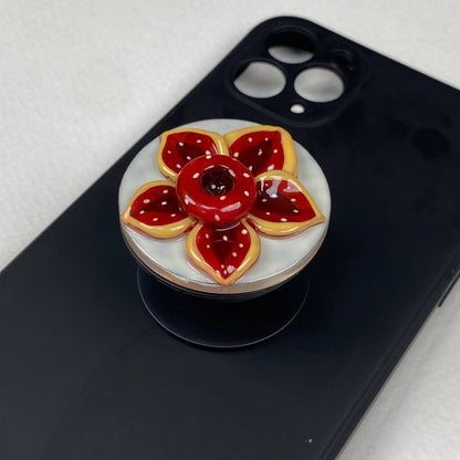 Carnivorous Plant Phone Grip – Horror Scary Flower Phone Holder, Funny Creepy Handmade Collapsible Grip